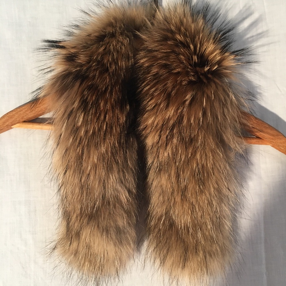 Fox Fur Ruff Trim for Coat or Parka - can also be worn as a very fluffy headband